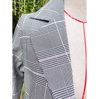 áo blazer nữ kẻ chất vải cao cấp