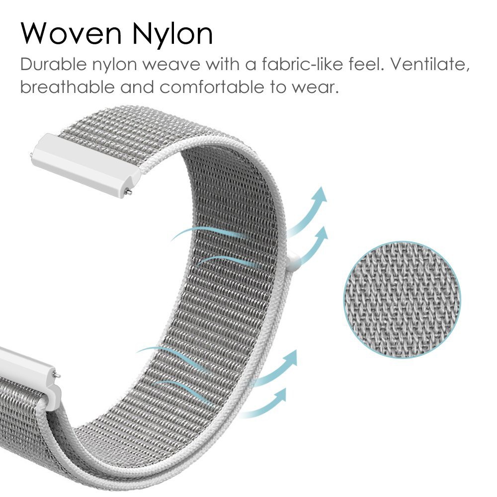 Dây đeo đồng hồ bằng nylon mềm thay thế cho đồng hồ thông minh Fitbit Versa / Fitbit Versa 2 / Fitbit Versa Lite