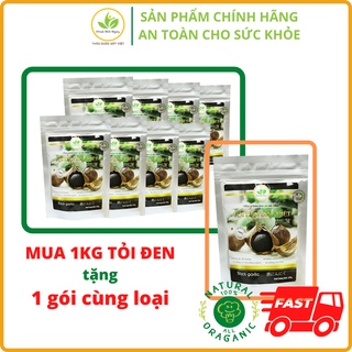 Tỏi đen cô đơn Đất Việt 1KG, 100% Tỏi Việt Nam lên men chuẩn công nghệ Nhật, ngọt, dẻo, ngon   - Thảo Dược Đất Việt