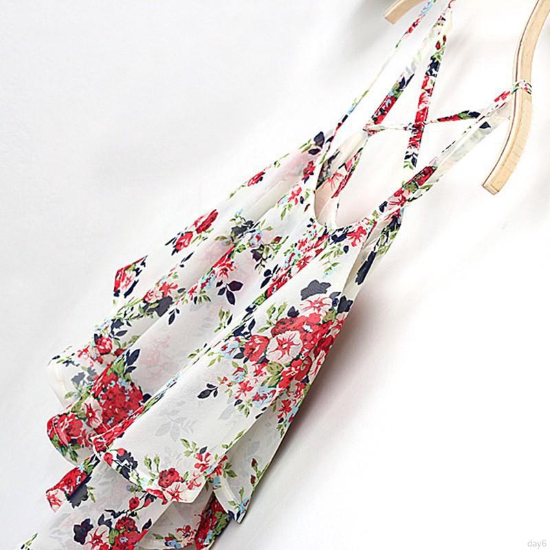 Áo Croptop Chất Chiffon Hoạ Tiết Hoa Thời Trang Mùa Hè Cho Phái Nữ