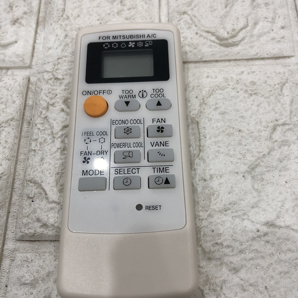 ĐIỀU KHIỂN ĐIỀU HÒA MITSUBISHI ELECTRIC viền đen