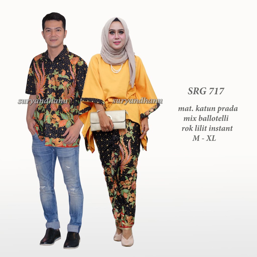 Cặp Đôi Batik Sarimbit SRG 717 Batik Suryandhanu