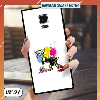 Ốp lưng nhám viền dẻo Samsung Galaxy Note 4 in hình