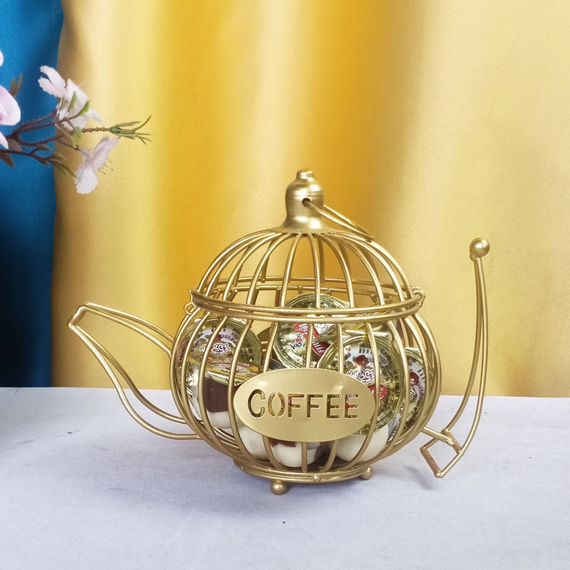 Giá Đỡ Cốc Cà Phê Bằng Đất Sét Hình Ấm Trà Rỗng Màu Tím Sáng Tạo Dành Cho Gia Đình / Quán Cà