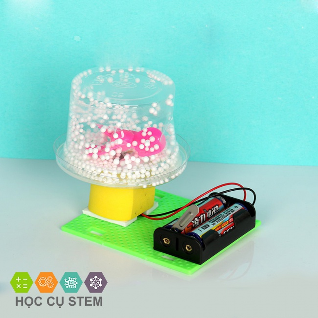 Máy Thổi Tuyết Nhân Tạo, Đồ Chơi Stem, Đồ Chơi Mô Hình Lắp Ráp