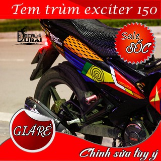 Tem Trùm Xe Exciter 150 ( Mới Nhất )