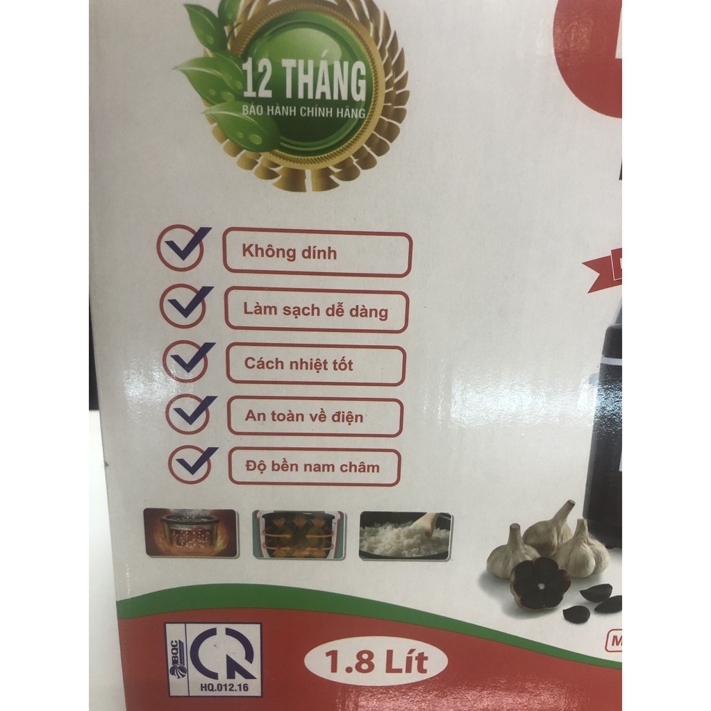 Nồi cơm điện 1.8lit MACCOOK 180A [Có video ] - HÀNG VIỆT NAM CHẤT LƯỢNG CAO