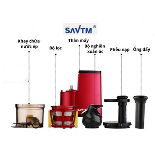 Máy ép trái cây củ quả tốc độ chậm B032