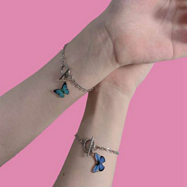 Lắc Tay Titan Hình Con Bướm Thiên Thanh 🦋 | BigBuy360 - bigbuy360.vn