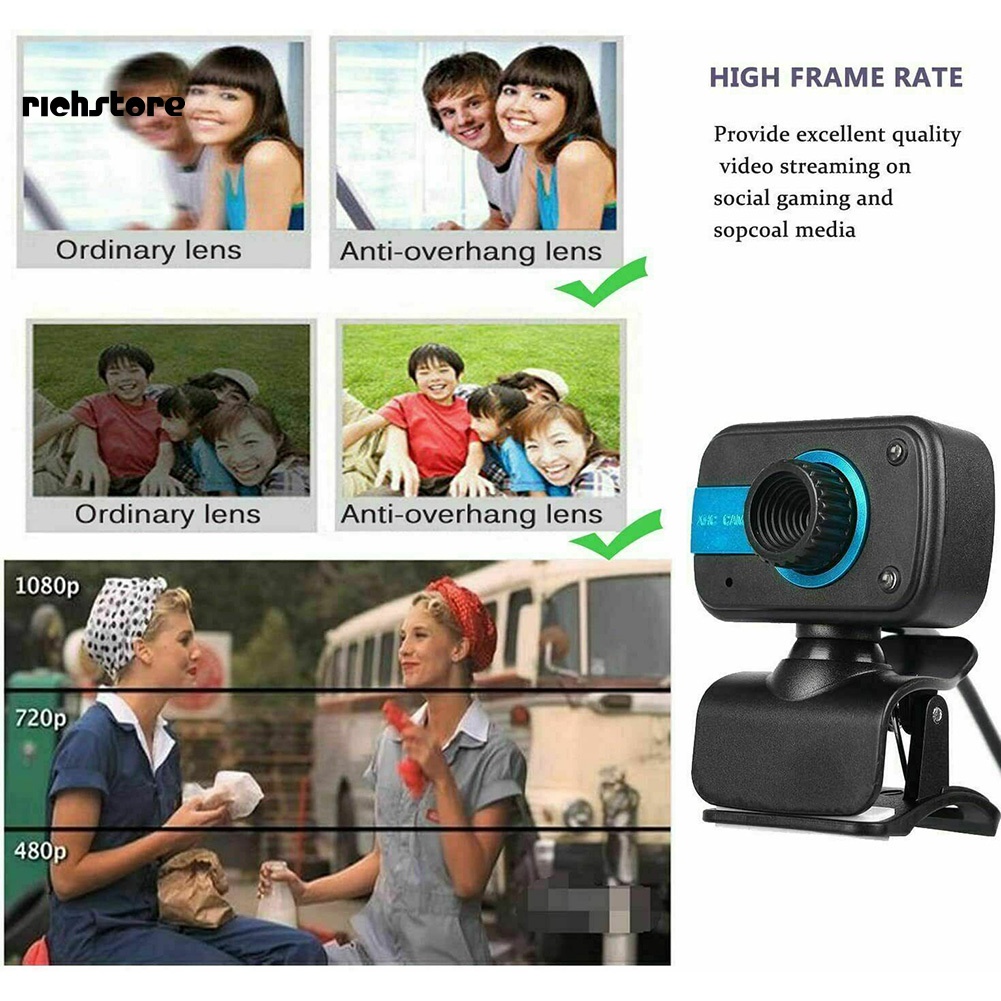 Webcam HD USB tích hợp micro cho PC Laptop | BigBuy360 - bigbuy360.vn
