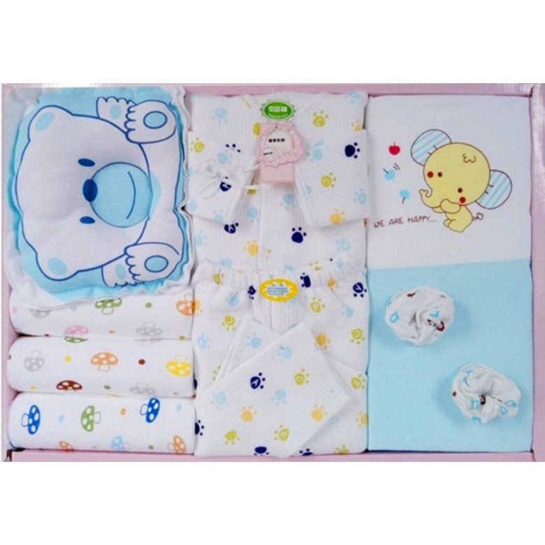 Set quà tặng trẻ sơ sinh 0~6 tháng kèm ảnh thật