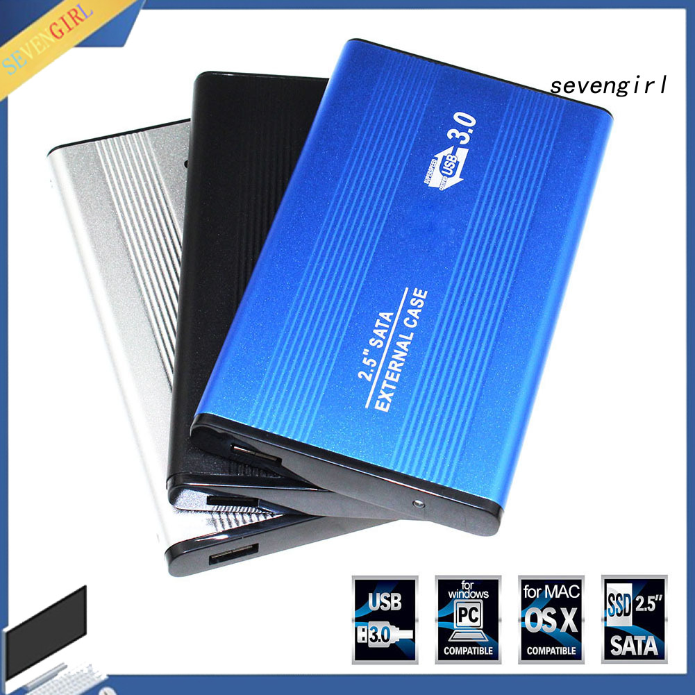 Hộp Kim Loại Đựng Ổ Cứng Sata 3.0 / 2.0 Hdd Ssd 2.5inch