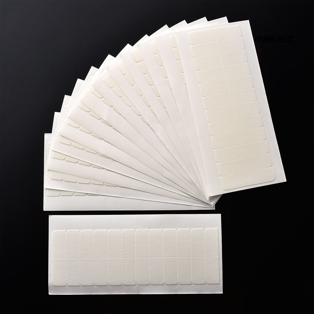 MK- 2/5 Sheets Hair Extension Tape Double Sided Strong Adhesive Seamless Hidden Tabs