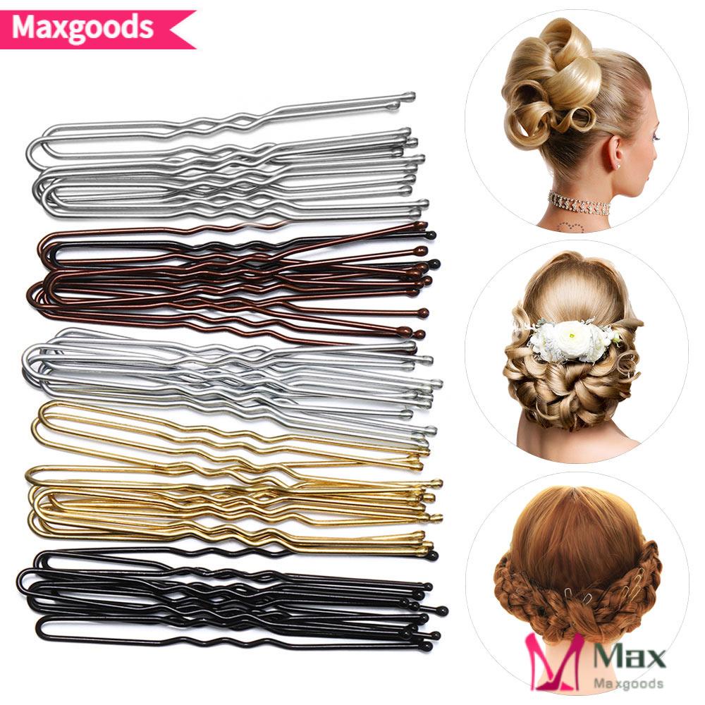 Set 50 Kẹp Tăm Chữ U Tạo Kiểu Tóc Gợn Sóng