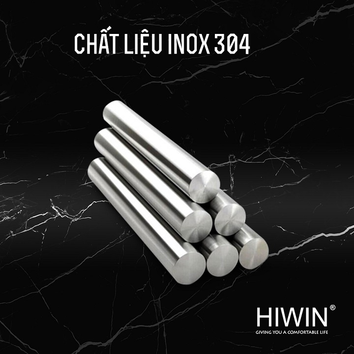 Kệ góc nhà tắm inox 2 tầng inox 304 HIWIN Y-217