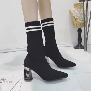 Bốt len vạch trắng cao cấp (ảnh thật 100%)