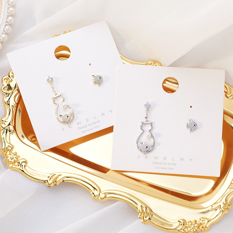 OIMG   Hoa tai bạc 925 hợp thời trang