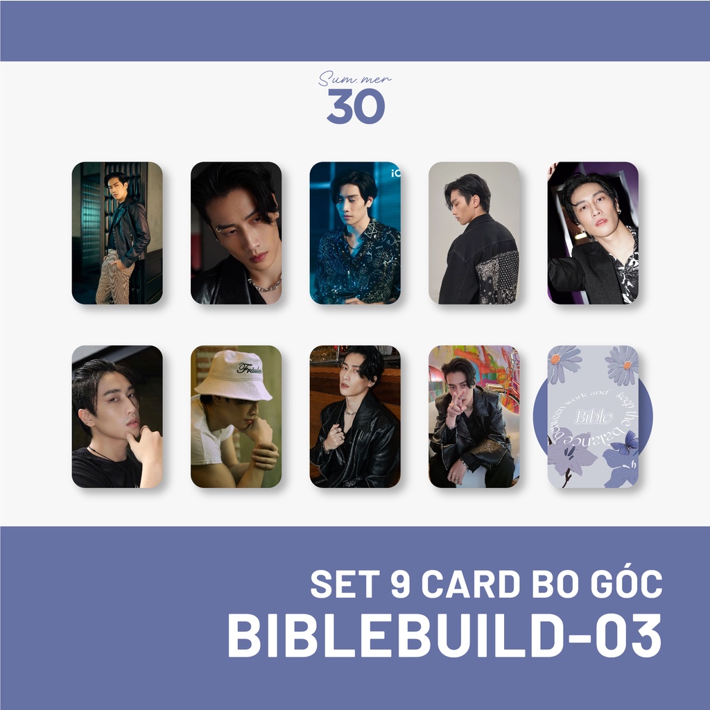Sum.mer30 -  SET 9 CARD BO GÓC BuildBible - KINNPORSCHE