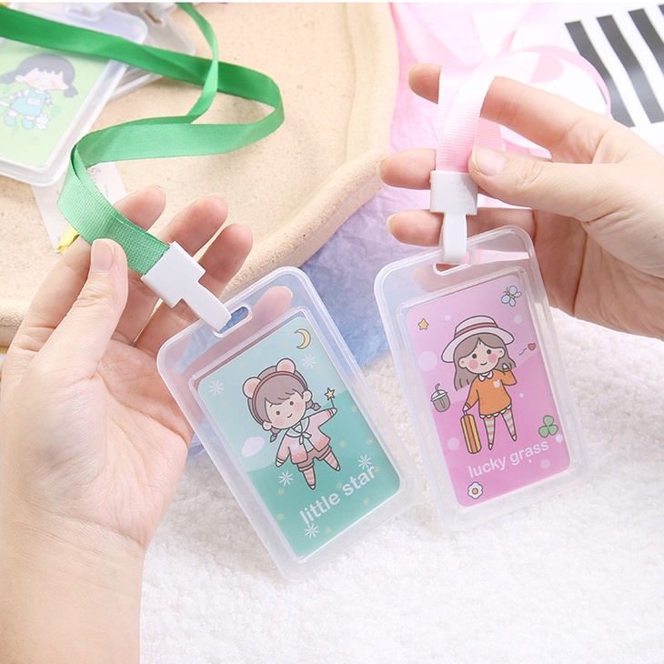 Dây Đeo Đựng Thẻ Nhân Viên, Đựng Thẻ Xe Bus So Cute