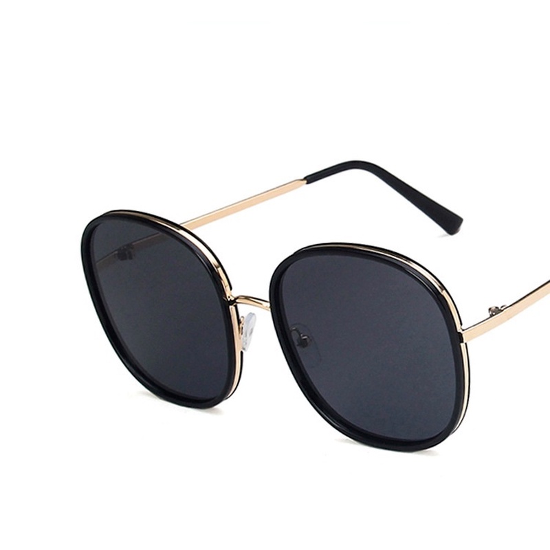 Kính mát gọng tròn phong cách cổ điển thời trang dành cho nữ