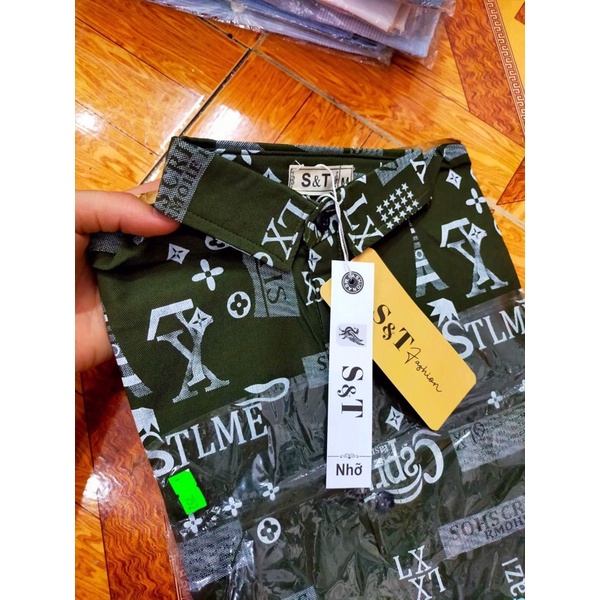 COMBO 3 Áo sơmi bé trai chất đẹp mặc đi học, đi chơi