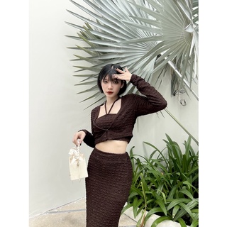 Set váy yếm - chloe dress set by antitoxic