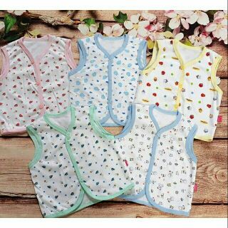 Combo 3 Áo ghi lê size 1 và 5 ghi lê size 2 cho bé vải cotton