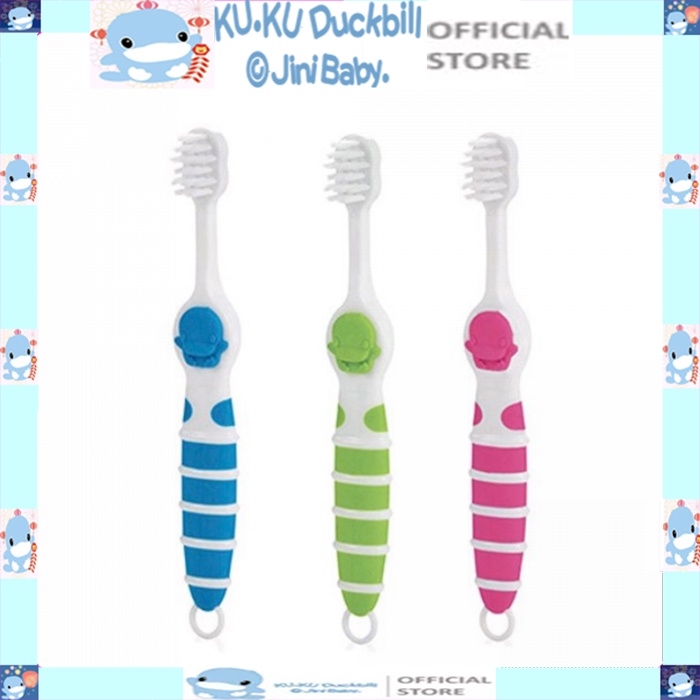 Bàn chải đánh răng cho bé từ 3 -6 tuổi ku.ku duckbill ku1129