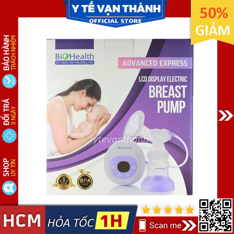 ✅ Máy Hút Sữa Điện Đơn: BioHealth AE Basic (Chính hãng 100% - BH 1 Năm) -VT0069