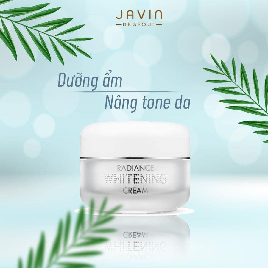 Kem dưỡng trắng da javin De Seoul Radiance Whitening Cream 50g -Xuất xứ  Hàn Quốc