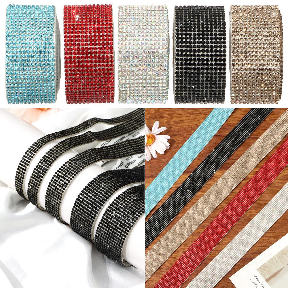 Tự Dính NIUYOU 1 Yard|Phụ Kiện May Vá Chuyên Dụng Chất Lượng|Miếng Dán Trang Trí Điện Thoại Lấp Lánh Xinh Xắn
