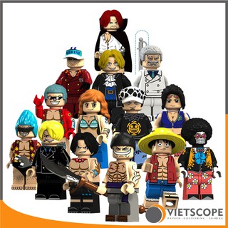 [Đóng túi] Lắp ráp 14 nhân vật Vua Hải Tặc One Piece - 7025