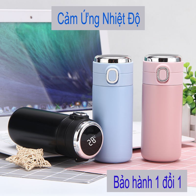 Bình Nước Giữ Nhiệt Cao Cấp-Nhiệt Kế Thông Minh-Không Mùi B3