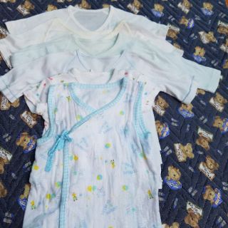 set Áo sơ sinh cột dây (14 áo)