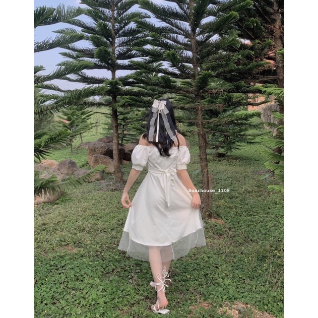 ❌ (Ảnh thật) ĐẦM - VÁY YẾM TRẮNG CHỤP KỶ YẾU * EMILY * | BigBuy360 - bigbuy360.vn