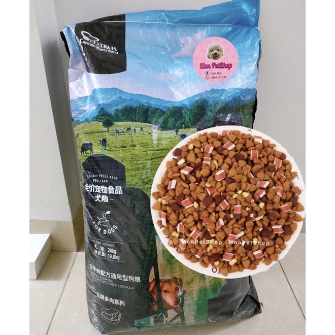 Bao to 20kg Hạt Pet Captain dành cho cún biếng ăn - Siêu tiết kiệm