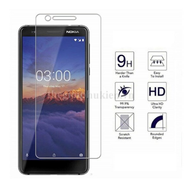 Bộ 3 miếng dán cường lực Nokia 3.1/ Nokia 3 2018