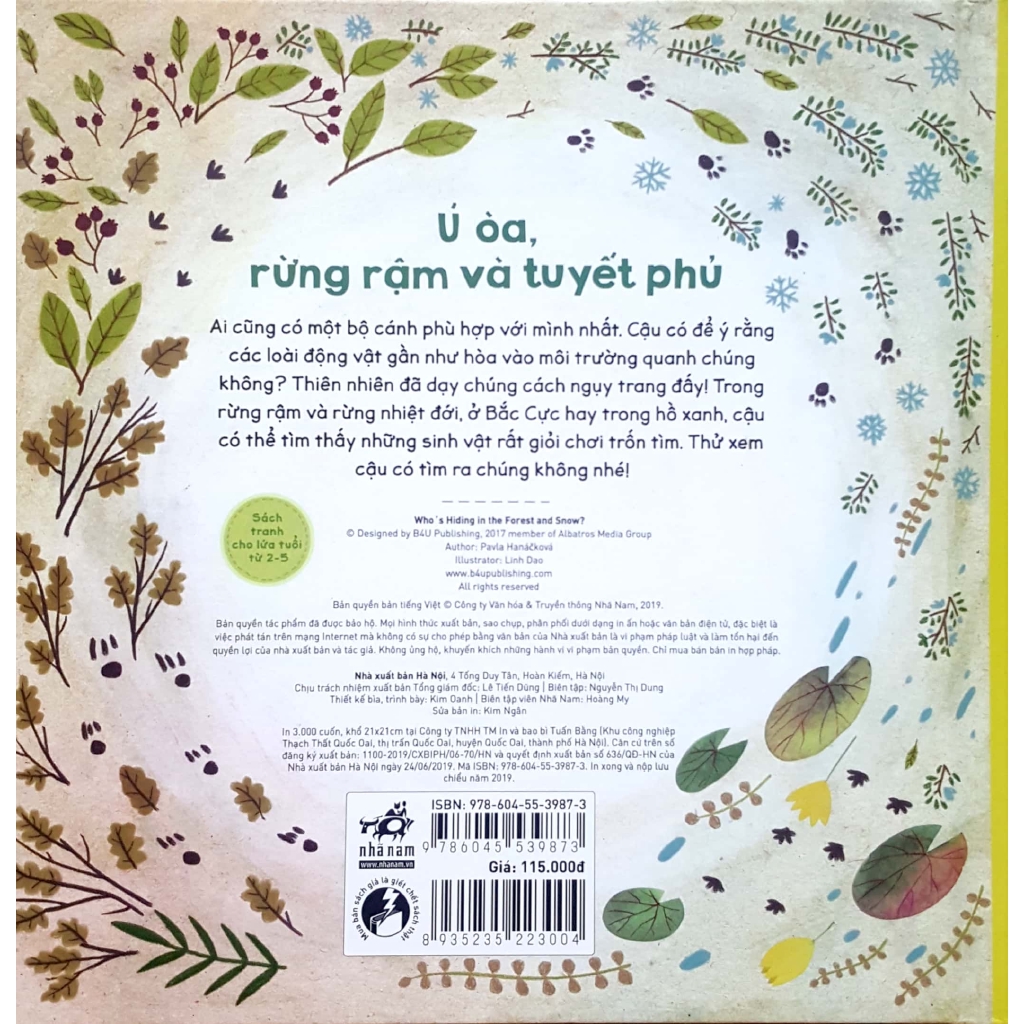 Sách - Giáo Dục Đa Giác Quan - Ú Òa, Rừng Rậm Và Tuyết Phủ