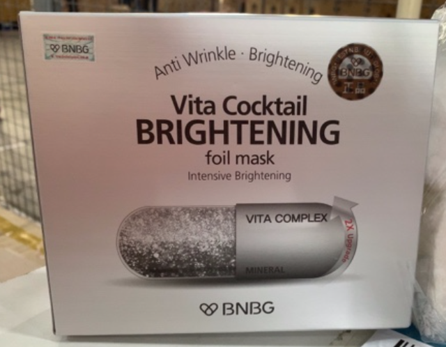 Combo 10 mặt nạ sáng da BNBG Vita Cocktail Brightening Foil Mask 30mlx10