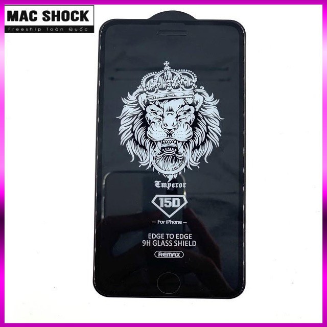 12Kính Cường lực Full Màn Iphone 15D REMAX 7/7plus/x/xs max/11/11 promax/12/12 promax - Mac Shock23