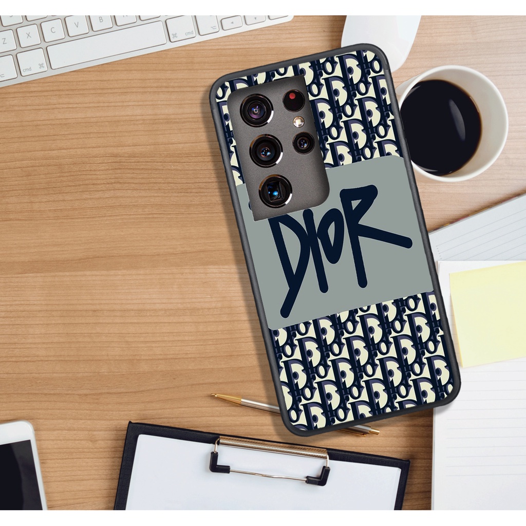 ỐP LƯNG SAMSUNG S21 - S21 PLUS - S21 ULTRA - S21 FE - NOTE 20 FE , IN HÌNH LÔ GÔ DI-OR ĐẸP, CHẤT, PHONG CÁCH..