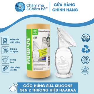 Cốc hứng sữa silicone Gen.2 Haakaa 100/150ml | Phễu hứng sữa rảnh tay