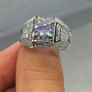 suxinjewelry/Nhẫn kim cương vàng trắng sang trọng cho nữ
