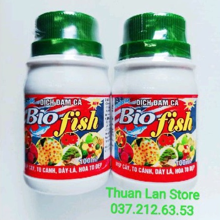 Set 2chai Dịch Đạm Cá BIO FISH 10-5-5 Mập Thân, Dày Lá 100ml