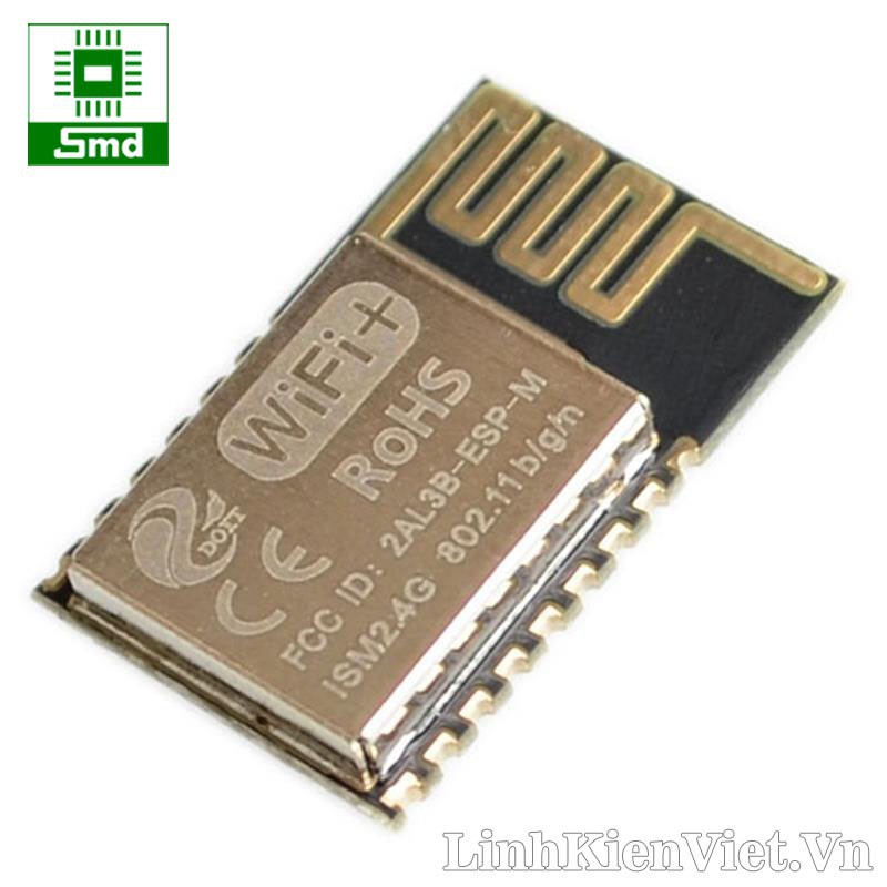 Mạch thu phát không dây wifi ESP-M2 Loại dán ESP 8285 8266 tích hợp chíp nhớ module ESP8285