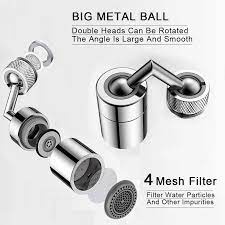 Đầu vòi nước thông minh xoay 720 độ (chất liệu  : Đồng , mạ crom)