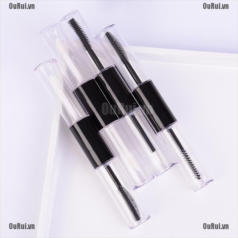 Ống Rỗng Trong Suốt Đựng Son Bóng Kèm Cọ Tiện Lợi