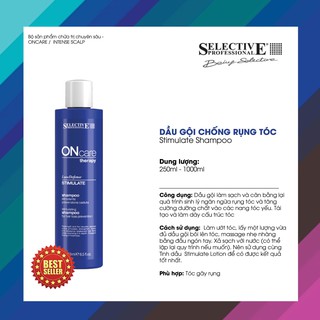 (CHÍNH HÃNG)Dầu gội chống rụng tóc Stimulate Selective Shampoo  1000ml (Mẫu mới nhất)