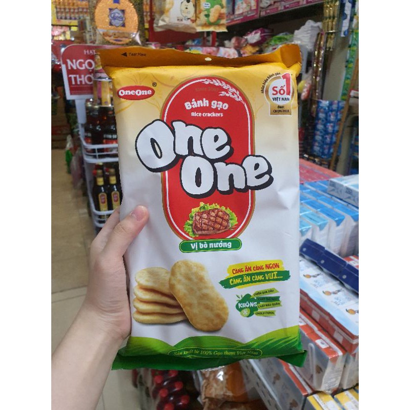 Bánh gạo One One vị bò nướng 150g