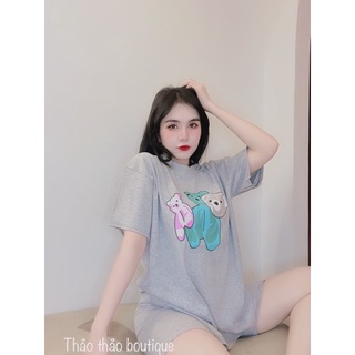 Bộ Ngố Moschino Thun Nhập Cao Cấp Kèm ảnh thật